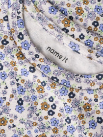 NAME IT Bluse Tuline Lilac Marble